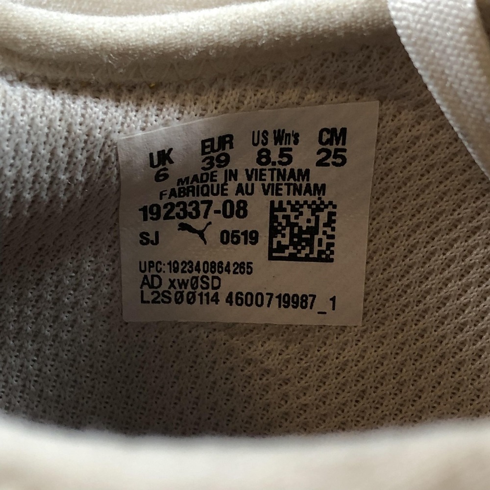 Puma Womens 8.5 Beige Mesh SoftFoam Slip On Athletic Sneakers 192337-08 - Picture 11 of 16